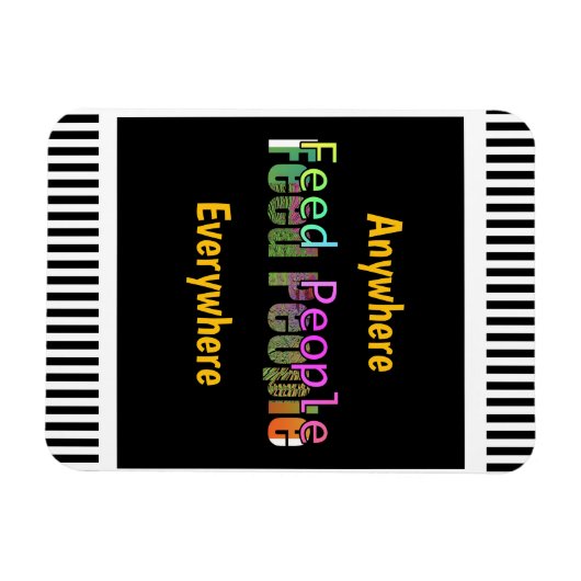Feed People Refrigerator  マグネット (横)