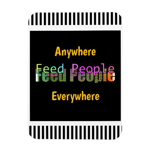 Feed People Refrigerator マグネット (縦)