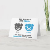 Feed Pig, Acorn  カード (正面)