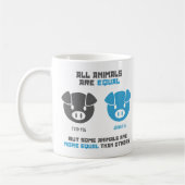 Feed Pig, Acorn  コーヒーマグカップ (左)