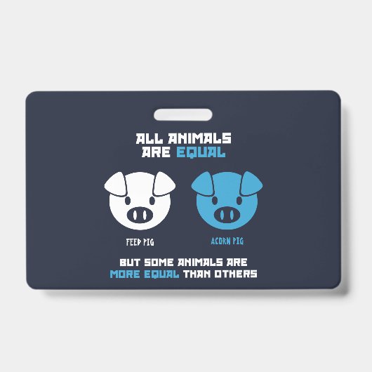 Feed Pig, Acorn  バッジ (Front)