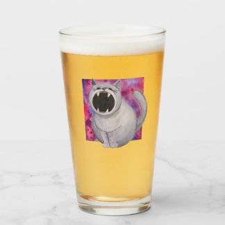 Feed the Black Hole Cat glass タンブラーグラス