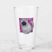 Feed the Black Hole Cat glass タンブラーグラス (正面)