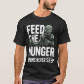 Feed the Hunger Zombie Horror Shirt Tシャツ (正面)