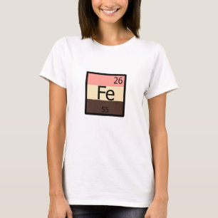 Feedee Iron Fe周期表Feedist Tシャツ
