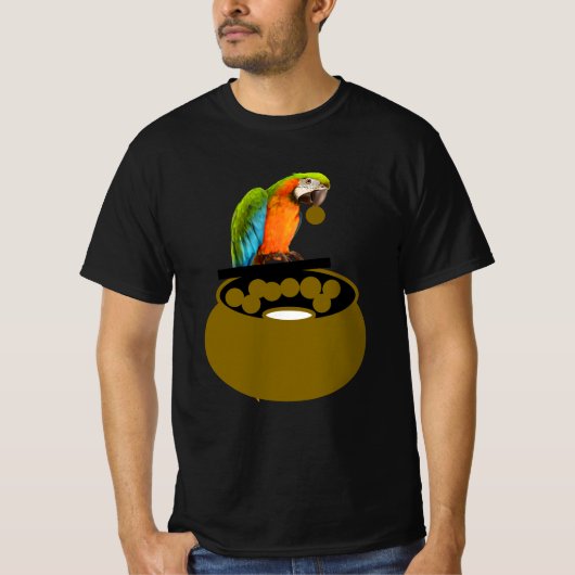 feeding parrot tシャツ (正面)