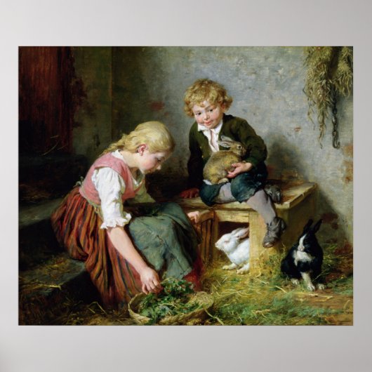 Feeding the Rabbits ポスター (正面)