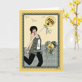 Feeds_C_Greetingカードを解放する カード (黄色い花)