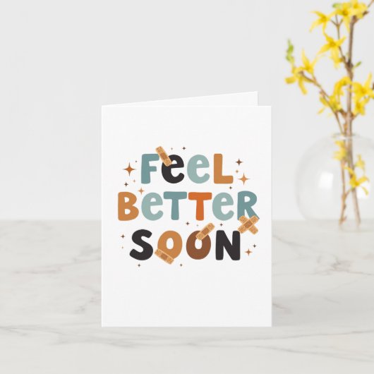 Feel Better Soon Card カード (黄色い花)
