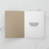 Feel Better Tired Giraffe カード (内部)