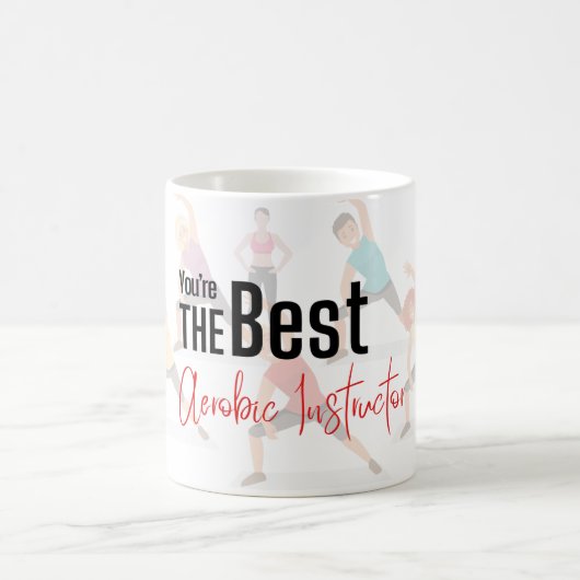  Feel Fantastic with the Best Aerobic mug コーヒーマグカップ (中央)