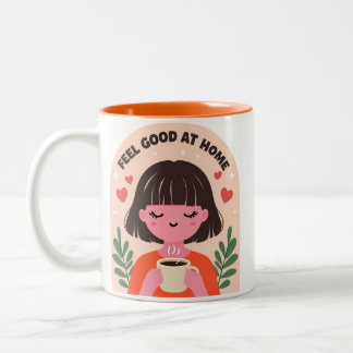 Feel good at home Mug ツートーンマグカップ