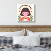 feel good at home wall print art キャンバスプリント (インサイチュ (寝室))