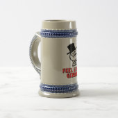 Feel Like a German Meme Beer Mug ビールジョッキ (正面左)