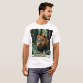 feel like king lion embossed t shirt tシャツ (正面フル)