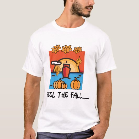 Feel the Fall Autumn Season Vibes Tシャツ (正面)