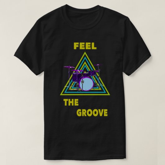 FEEL THE GROOVE Tシャツ (デザイン正面)