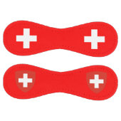 Feel the heartbeat of Switzerland in every stitch! ソフトボール (パネル)