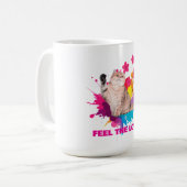 Feel the Love Beautiful Design コーヒーマグカップ (正面左)
