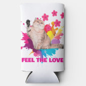 Feel the Love Beautiful Design スリム缶クーラー (正面)