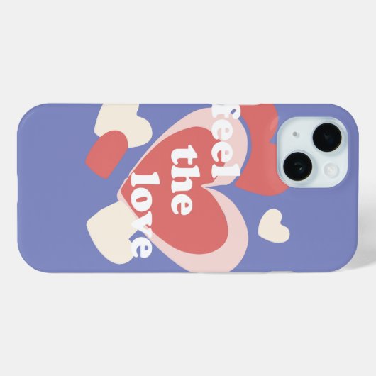 Feel the Love Heart Explosion Case-Mate iPhoneケース (裏面 (横))