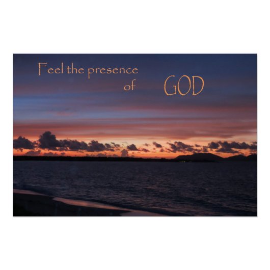 Feel the Presence of God ポスター (正面)
