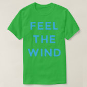 Feel the wind tシャツ (デザイン正面)