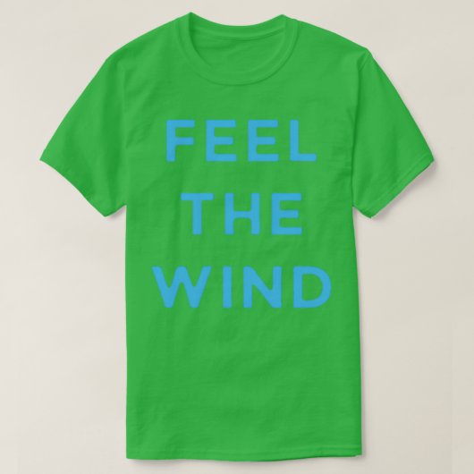 Feel the wind tシャツ (デザイン正面)