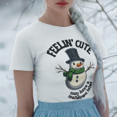 Feelin'かわいい,メルダウン後の雪だるまを持つ可能性がある トライブレンドTシャツ