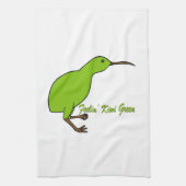 Feelinのキーウィの緑 キッチンタオル (縦)