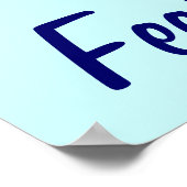 Feelin'カントリー・ギターと国旗 ポスター (角)