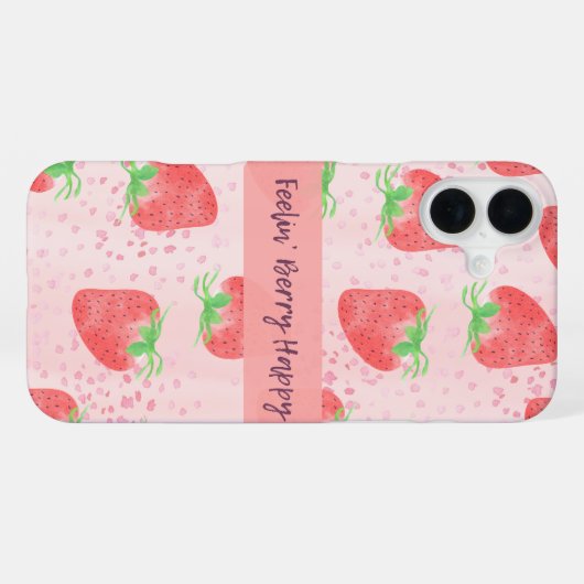 Feelin' Berry Happy iPhoneケース (裏面横)