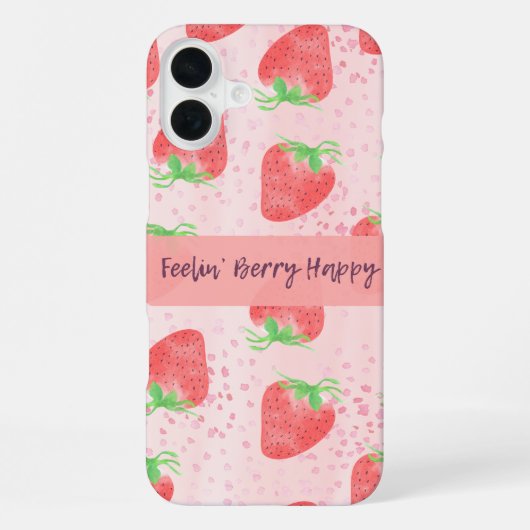 Feelin' Berry Happy iPhoneケース (裏面)