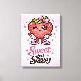 Feelin Fruity - Sweet but Sassy - Foodie Fiends キャンバスプリント