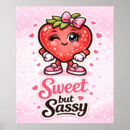 Feelin Fruity - Sweet but Sassy - Foodie Fiends ポスター