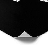 Feelin Glued おもしろい Glue Pun Dark BG ポスター (角)