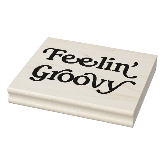 Feelin' Groovyラバーアートスタンプ ラバースタンプ (スタンプ)