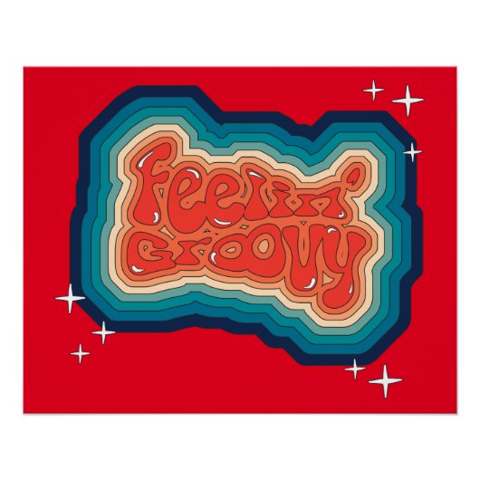 Feelin' Groovy - 70s style ポスター (正面)