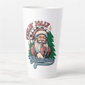 Feelin’ Jolly Christmas Sant カフェラテマグ (正面)