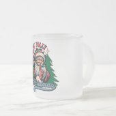 Feelin’ Jolly Christmas Sant フロストグラスマグカップ (正面右)