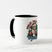 Feelin’ Jolly Christmas Sant マグカップ (正面左)