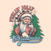 Feelin’ Jolly Christmas Santa . シール (正面)