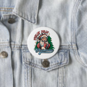 Feelin’ Jolly Christmas Santa 缶バッジ (インサイチュ)