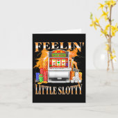 Feelin Little Slotty Slot Machine Gambling Casino  カード (黄色い花)