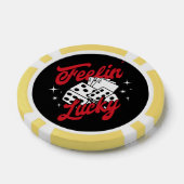 Feelin’ Lucky Dice & Cards Retro Casino ポーカーチップ (シングル)