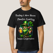 Feelin Lucky Lookin伝説のブラックTシャツ