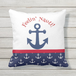 Feelin Nautiの夏のいかりのデザイン アウトドアクッション