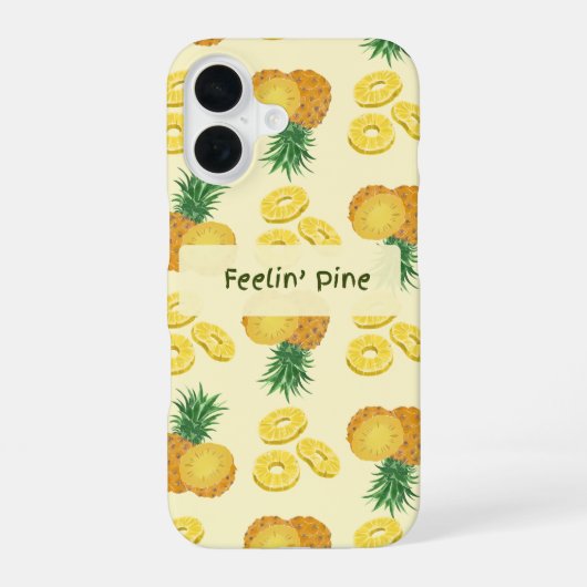 Feelin Pine tropical  iPhone 16ケース (裏面)