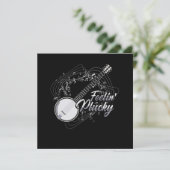 Feelin Plucky Banjo Bluegrass Country Music Gift 招待状 (スタンド正面)