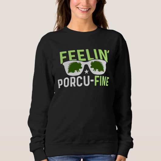 Feelin Porcu Fine Porcupine スウェットシャツ (正面)